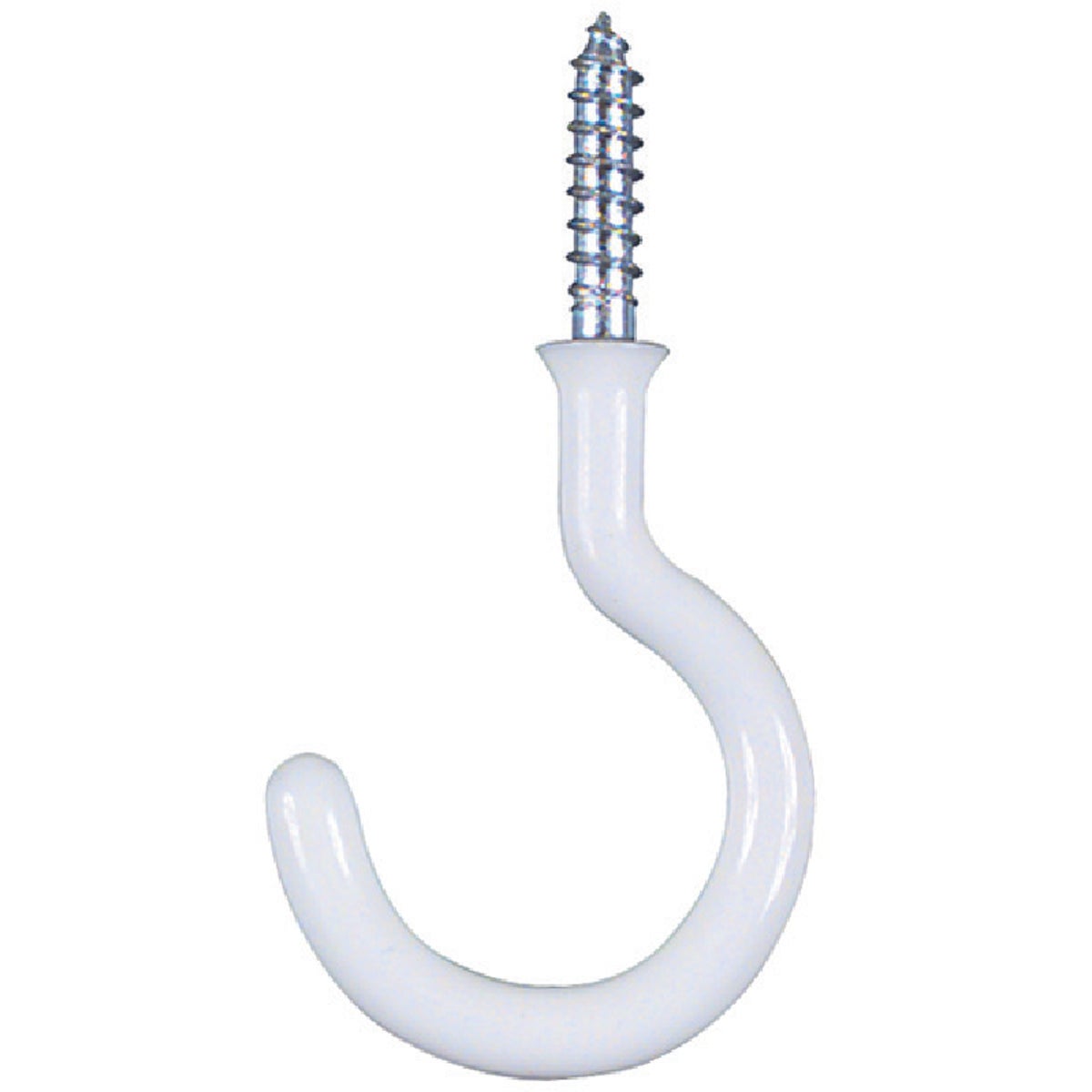 National Hardware White Vinyl-Coated Ceiling Hook (2-Pack) Image 3