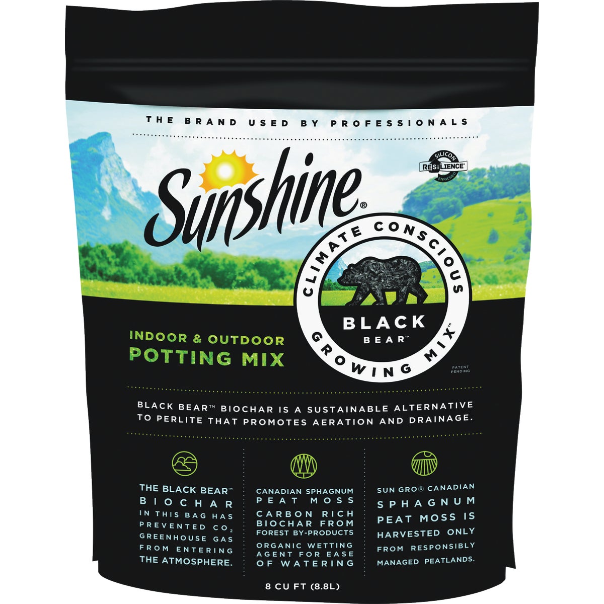 Sunshine Black Bear 8 Qt. Indoor & Outdoor Potting Mix