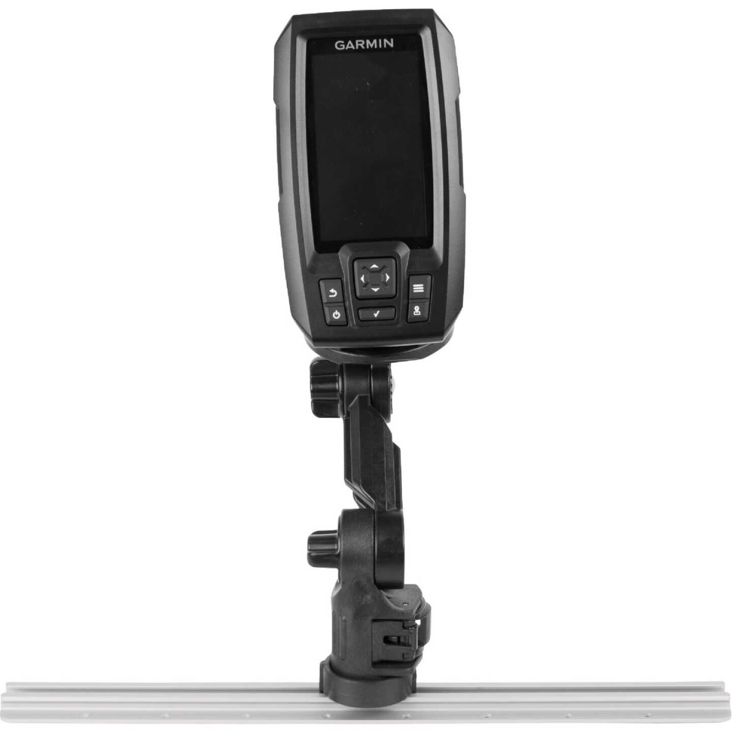 YakAttack Round Base Fish Finder Mount with Track Mounted LockNLoad Mounting System Image 1