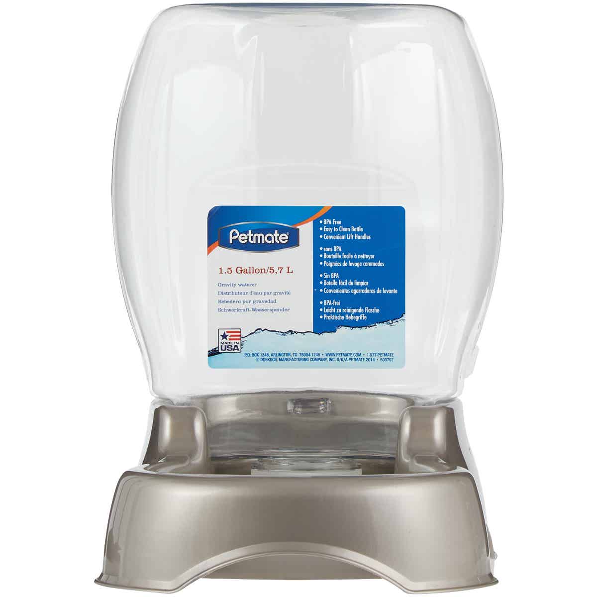 Petmate Pet Cafe 1-1/2 Gal. Automatic Pet Waterer Image 2