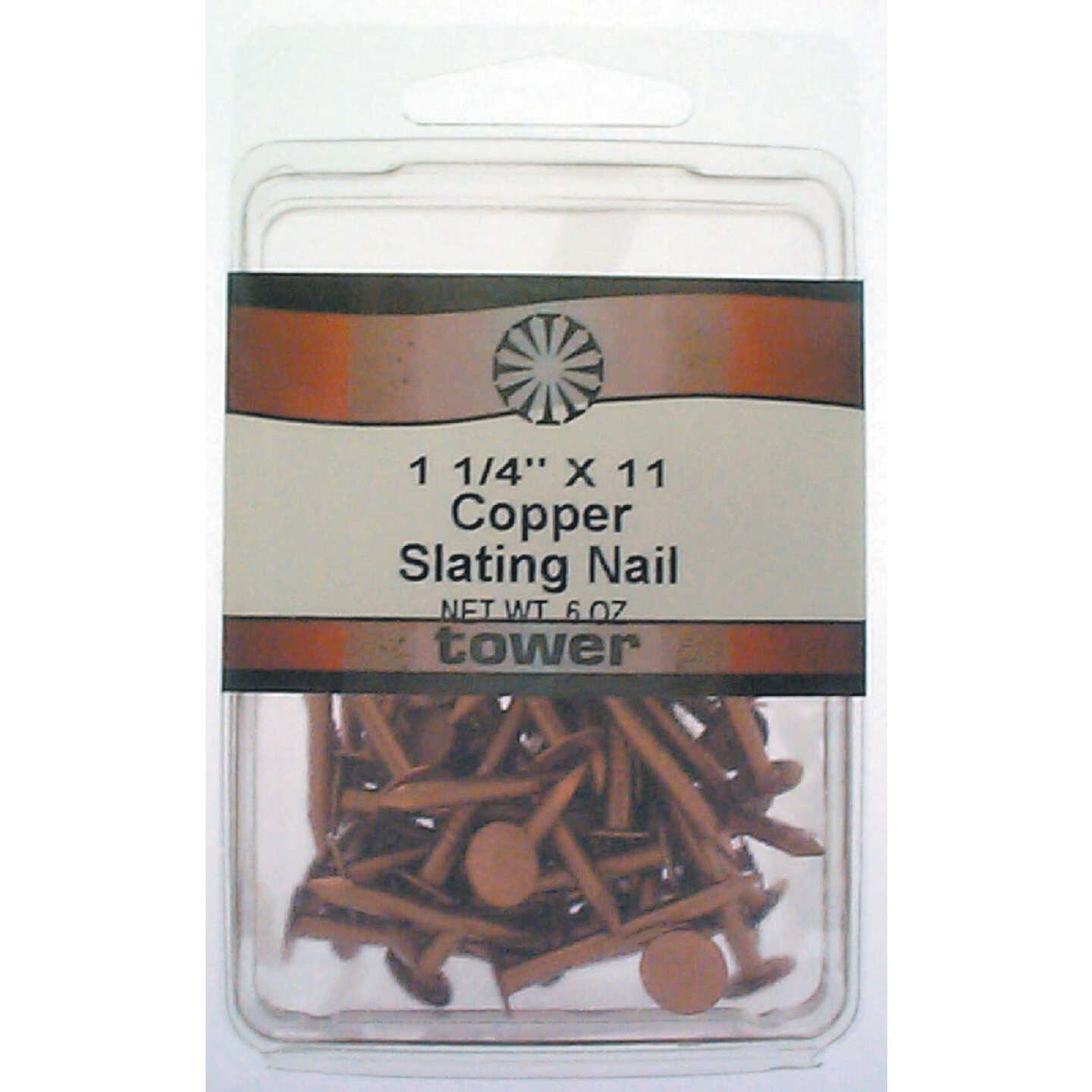 Hillman Anchor Wire 1-1/4 In. 11 ga Copper Slate Specialty Nails (5 Ct., 6 Oz.) Image 2