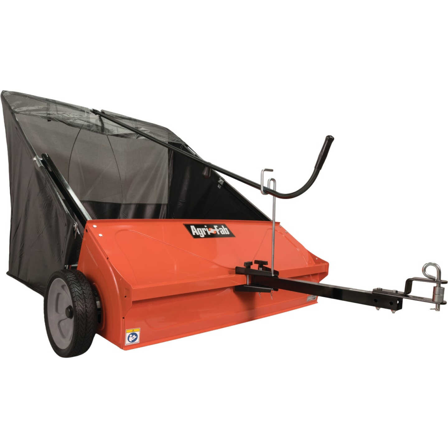 Agri-Fab 44 In. Wide Offset Steel Tow-Behind Lawn Sweeper Image 1