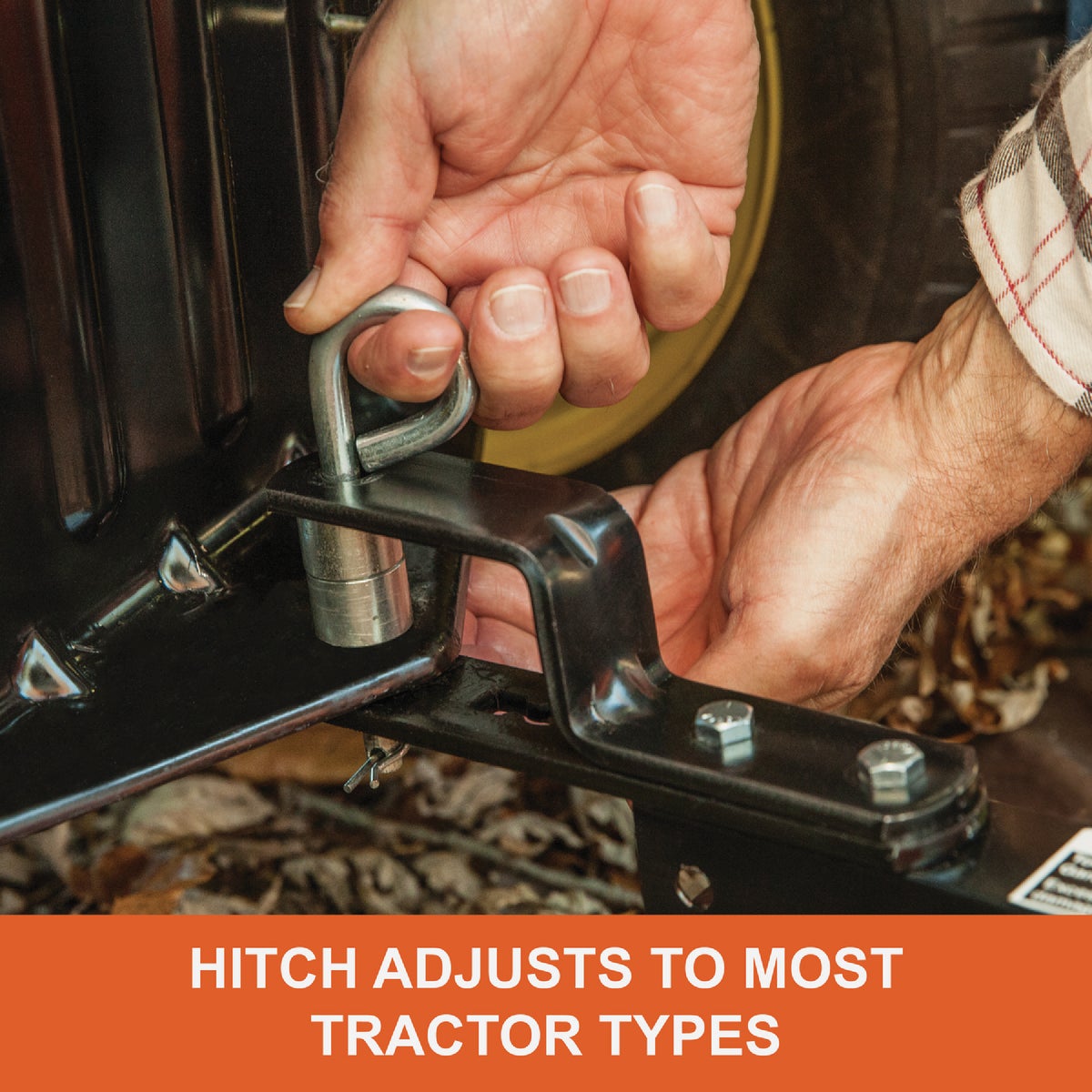 Agri-Fab 44 In. Wide Offset Steel Tow-Behind Lawn Sweeper Image 4