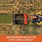 Agri-Fab 44 In. Wide Offset Steel Tow-Behind Lawn Sweeper Image 5
