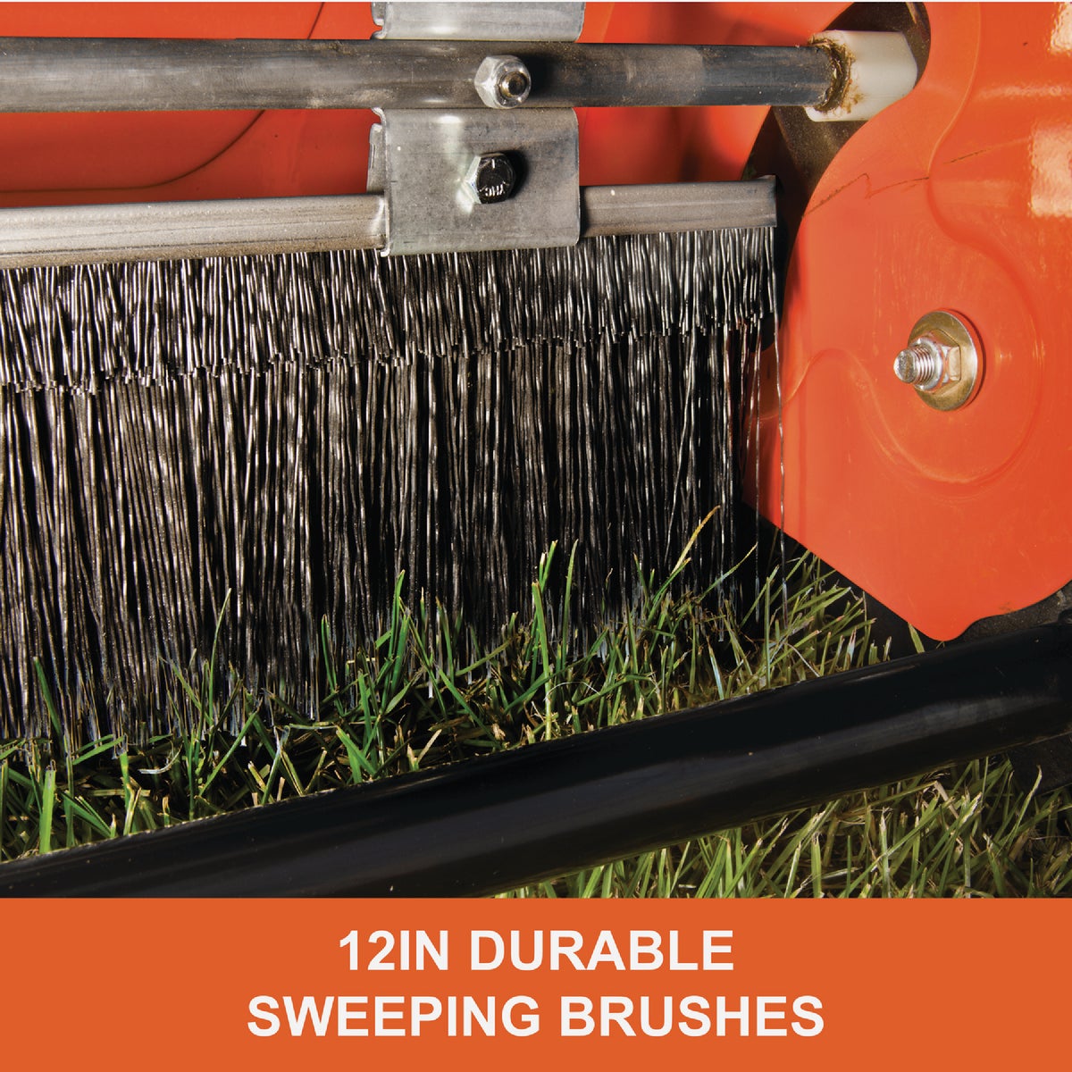 Agri-Fab 44 In. Wide Offset Steel Tow-Behind Lawn Sweeper Image 3