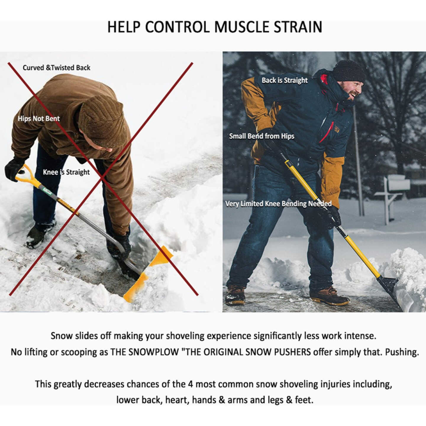 The Snow Plow 48 In. Original Snow Pusher Image 4