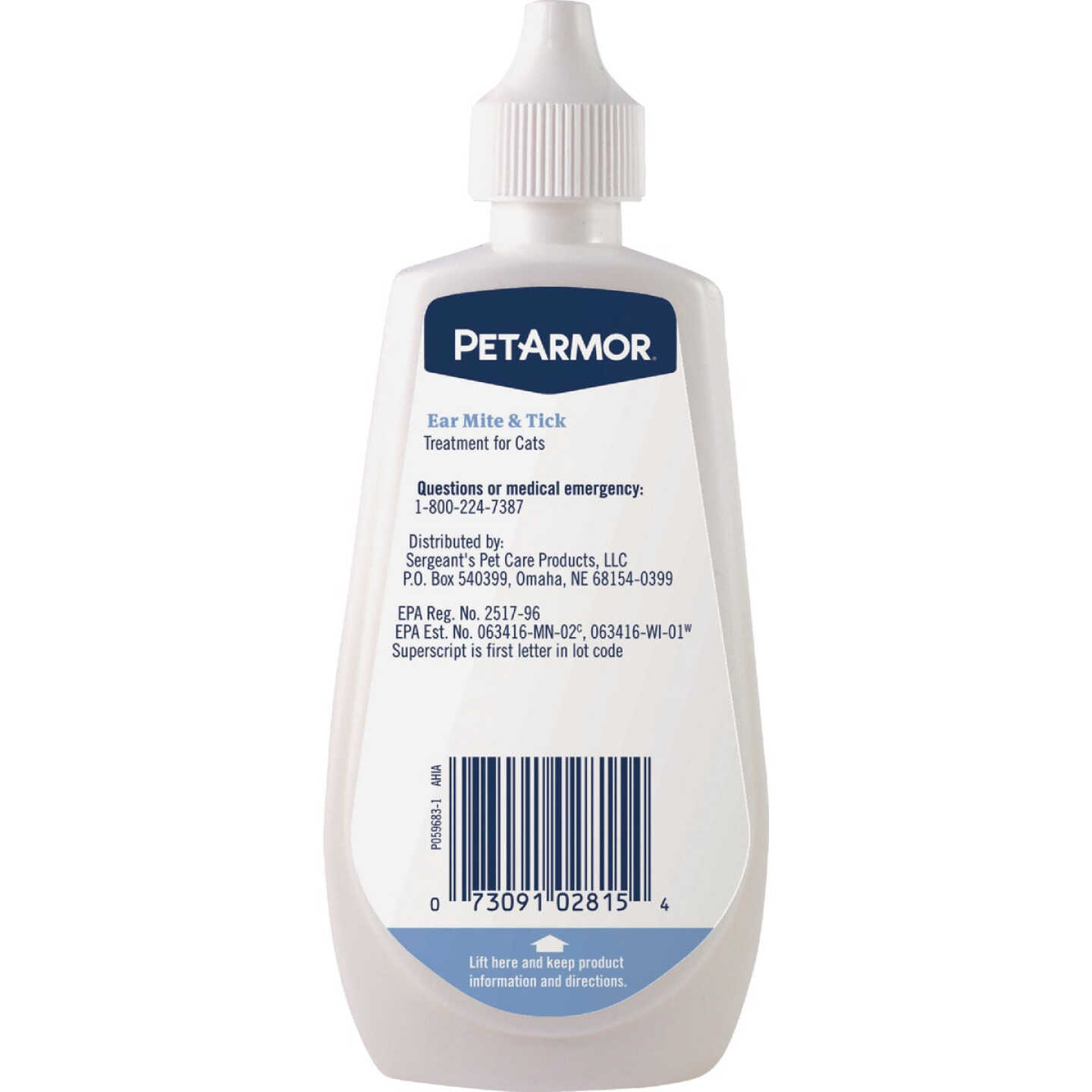 PetArmor 3 Oz. Ear Mite & Tick Treatment for Cats Image 6