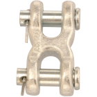Campbell 3/8 In. Zinc-Plated Forged Steel Double Clevis Mid Link Image 1