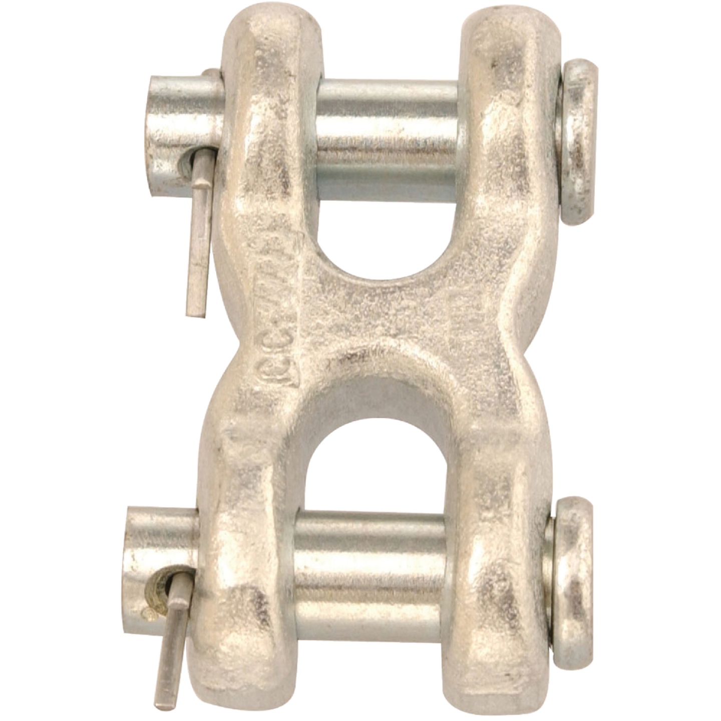 Campbell 3/8 In. Zinc-Plated Forged Steel Double Clevis Mid Link Image 1