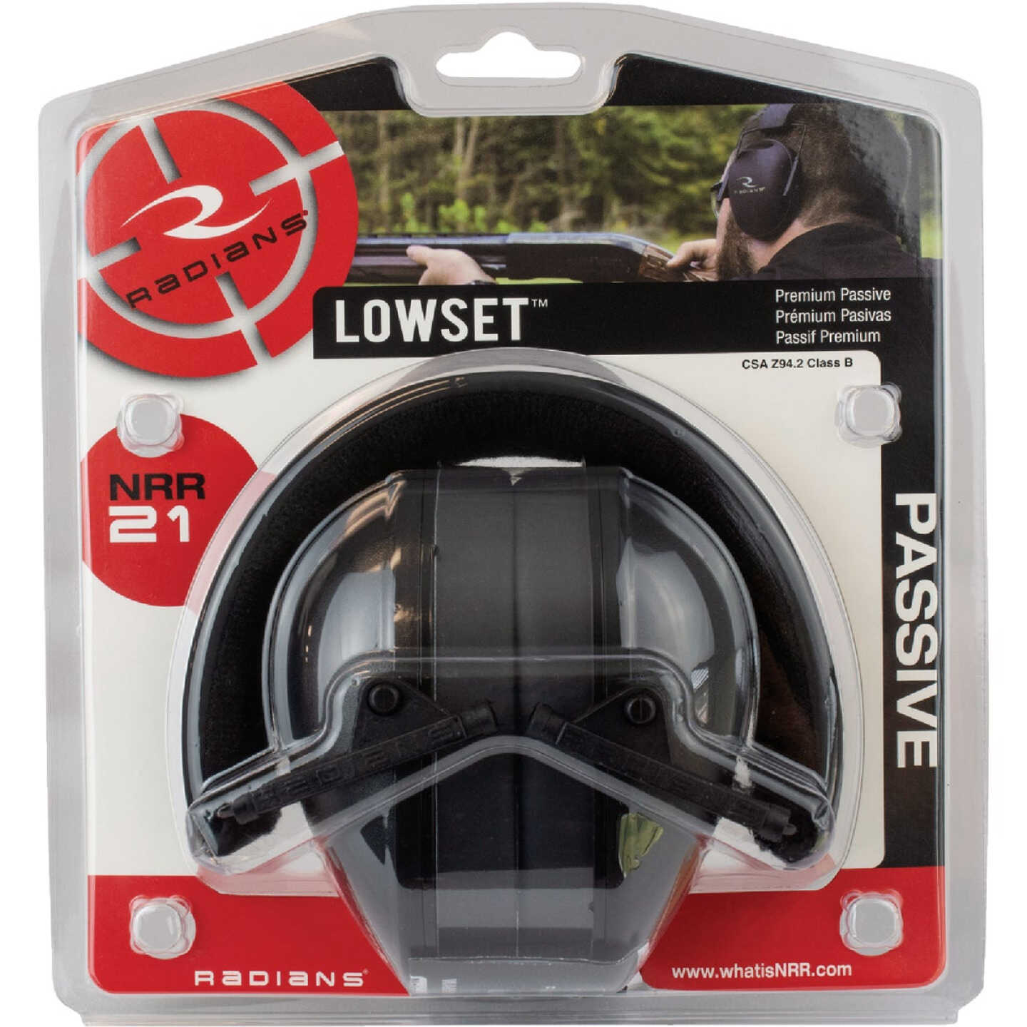 Radians Lowset 21 dB NRR Earmuffs Image 7