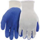 Do it Best Men's Large Grip Latex Coated Glove, Blue Image 1