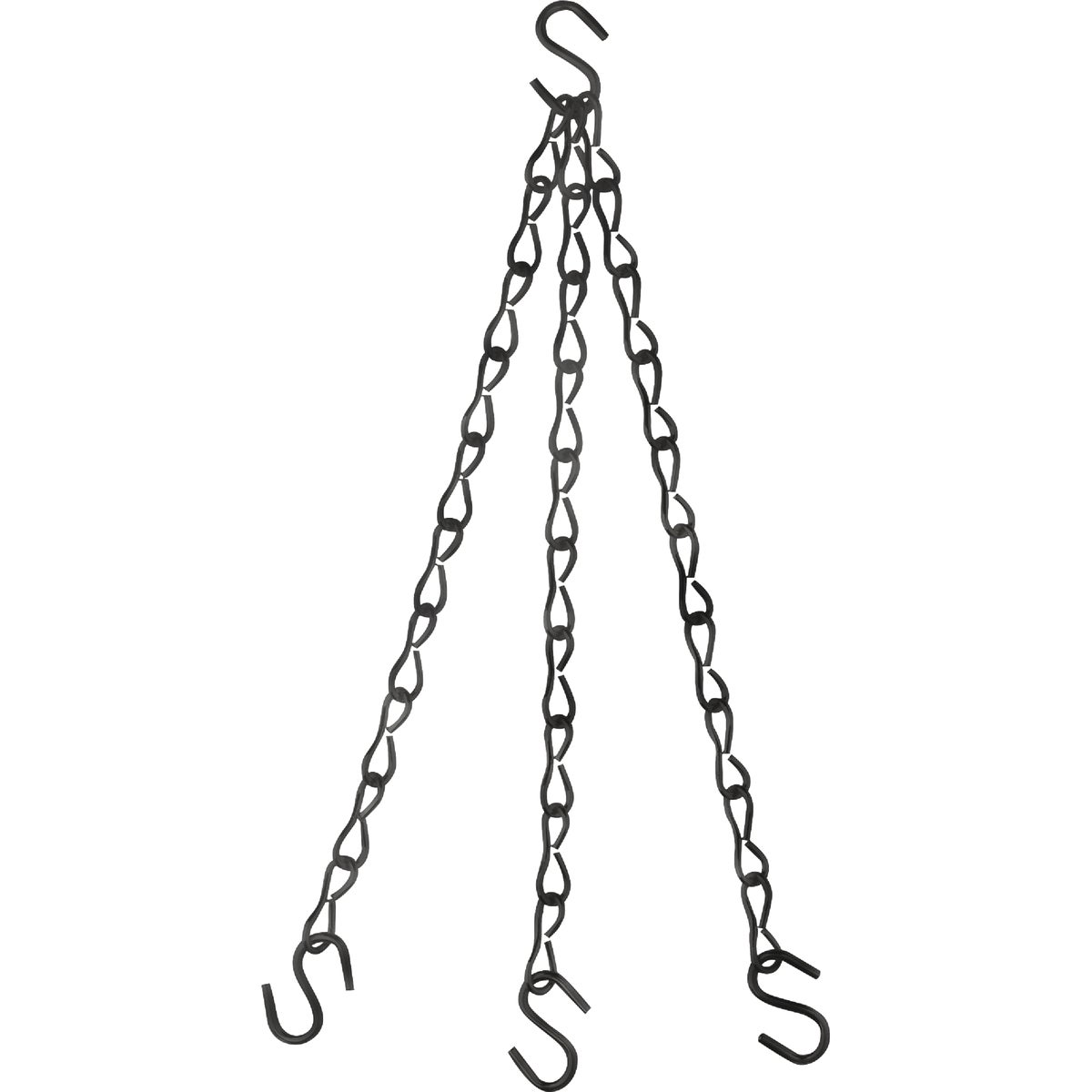 National Hardware 18 In. Black Metal Hanging Plant Extension Chain