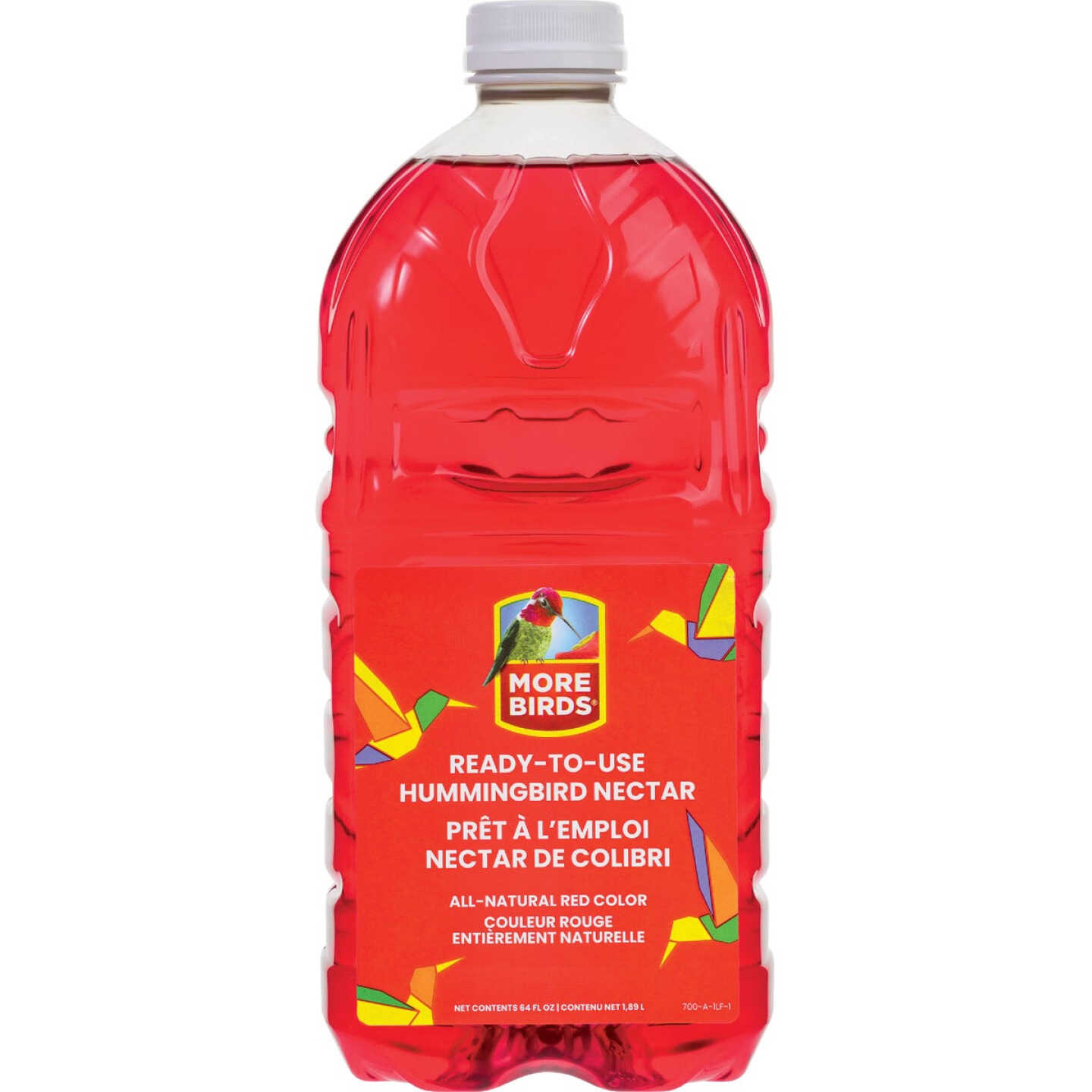 More Birds 64 Oz. Red Ready To Use Liquid Hummingbird Nectar Image 1