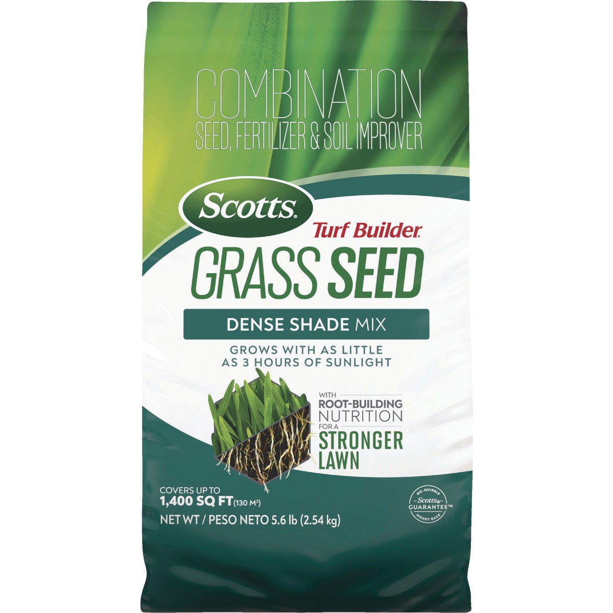 Scotts Turf Builder 5.6 Lb. 465 Sq. Ft. Dense Shade Mix Grass Seed, Fertilizer, and Soil Improver Combination Image 1