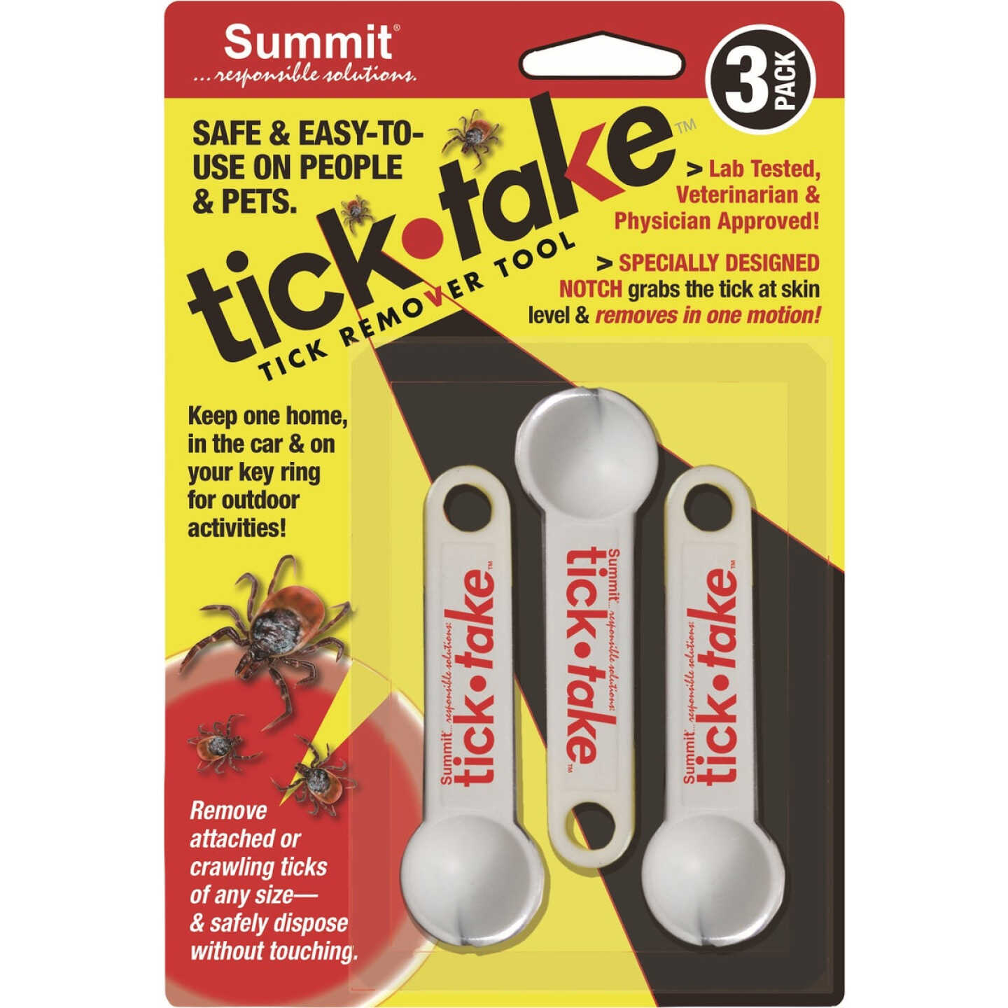 Summit Tick Take Tick Remover Tool (3-Pack) Image 1