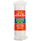 Do it Best 3/16 In. x 50 Ft. White Braided Nylon Packaged Rope Image 1