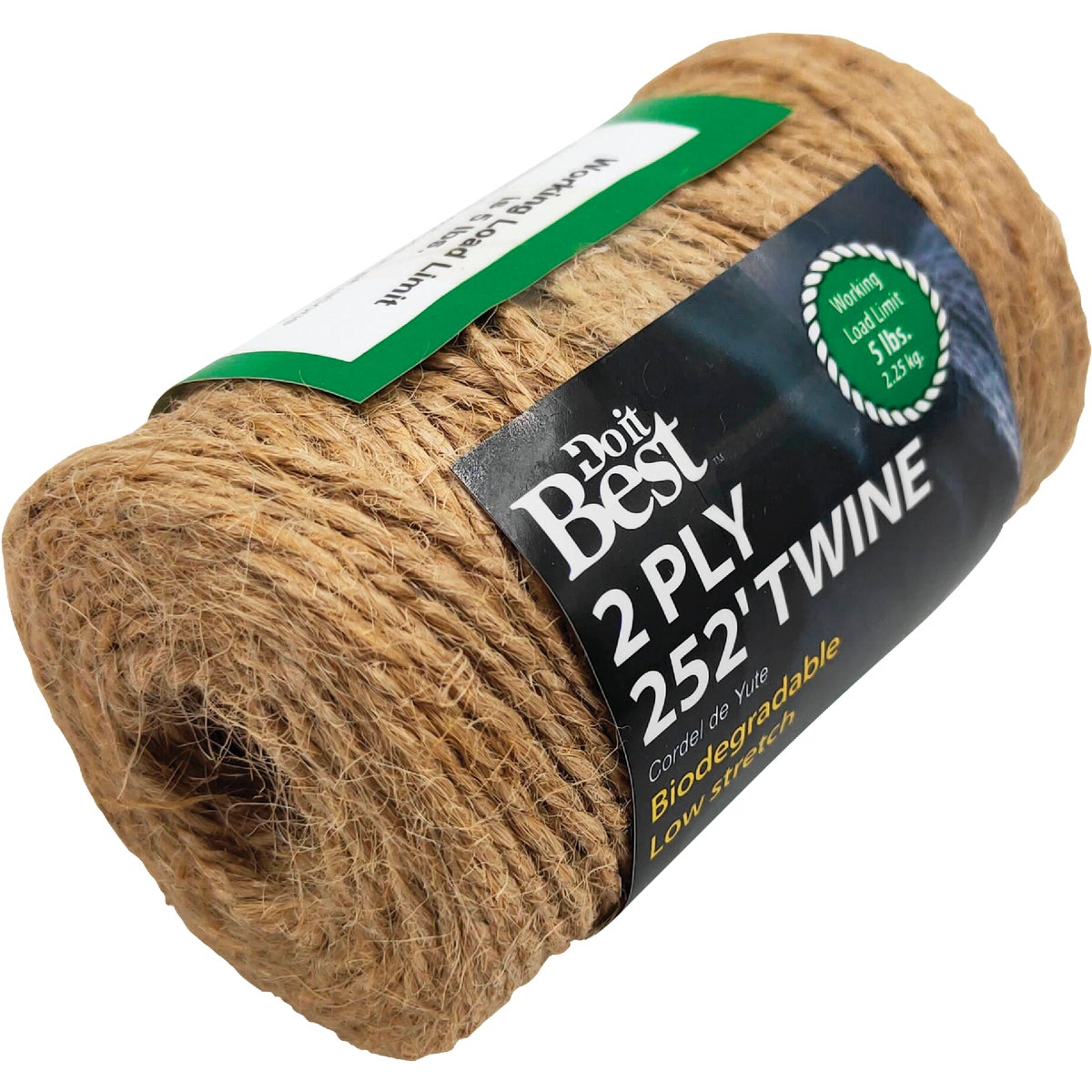 Do it Best 2-Ply x 252 Ft. Brown Jute Biodegradable Twine Image 2