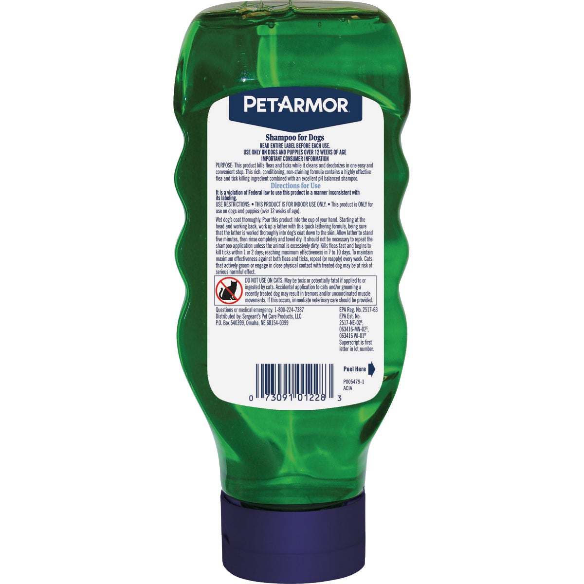 PetArmor 18 Oz. Sunwashed Linen Scent Flea & Tick Dog Shampoo Image 2