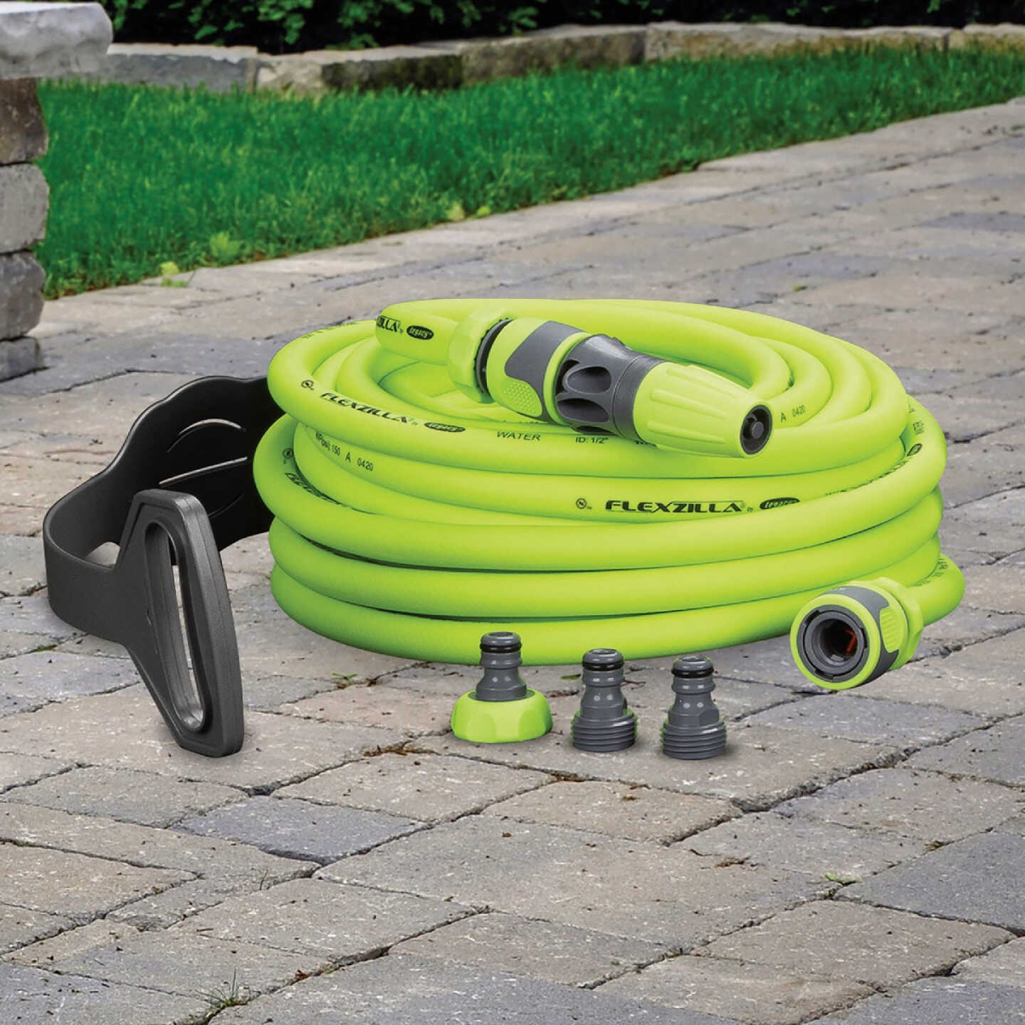 Flexzilla 1/2 In. Dia. x 50 Ft. L. Heavy Duty Garden Hose with Quick Connect Image 2