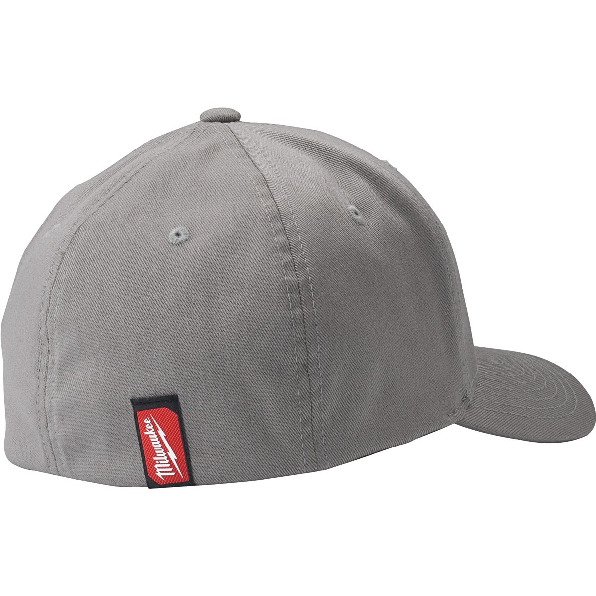 Milwaukee FlexFit Gray Fitted Hat, S/M Image 2