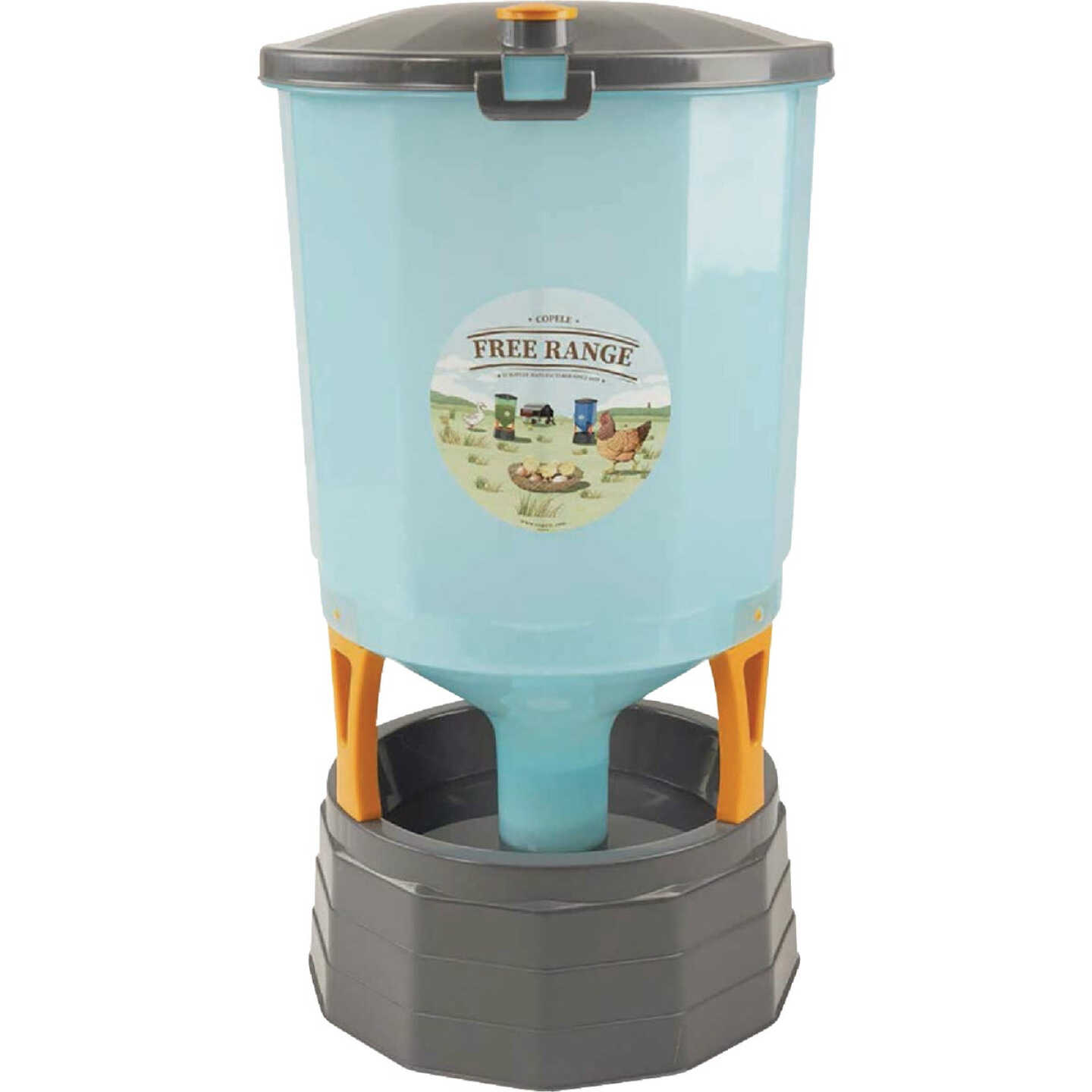 Stromberg's 12 Gal. Blue Silo Waterer Image 1