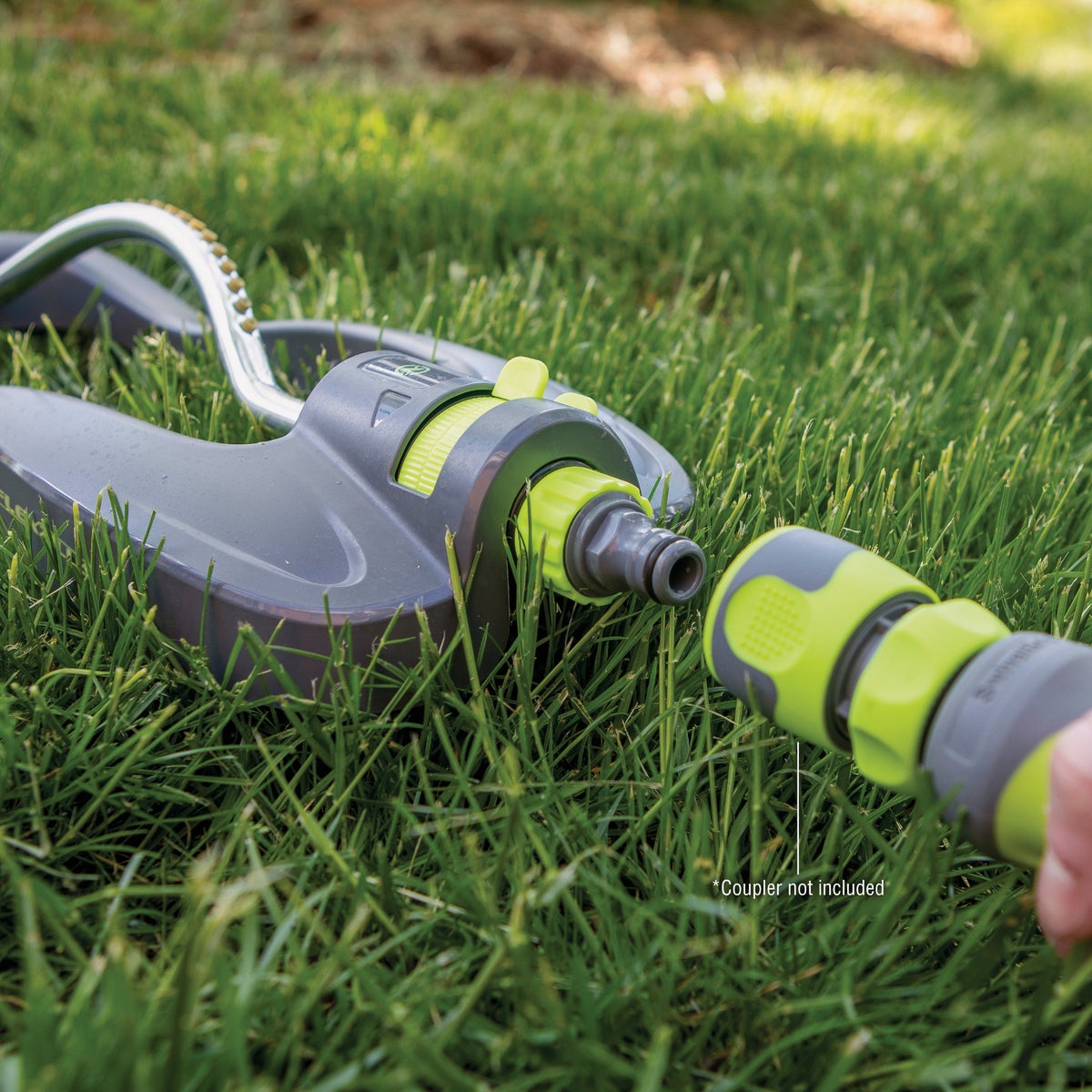 Flexzilla Standard Garden Hose Quick-Connect Fitting Plug Kit, ZillaGreen (5-Piece) Image 4