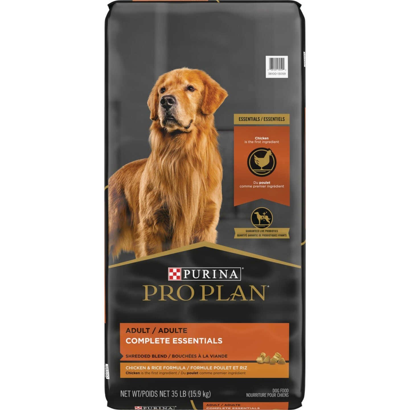 Purina Pro Plan Shredded Blend 35 Lb. Chicken & Rice Flavor Adult Dry Dog Food Image 1