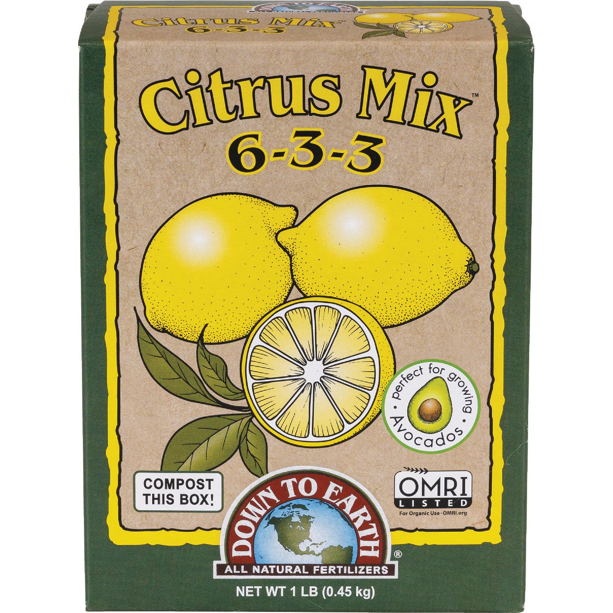Down To Earth 15 Lb. 6-3-3 Citrus Mix