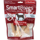 SmartBone Medium Chicken Chew Bone (4-Pack) Image 1