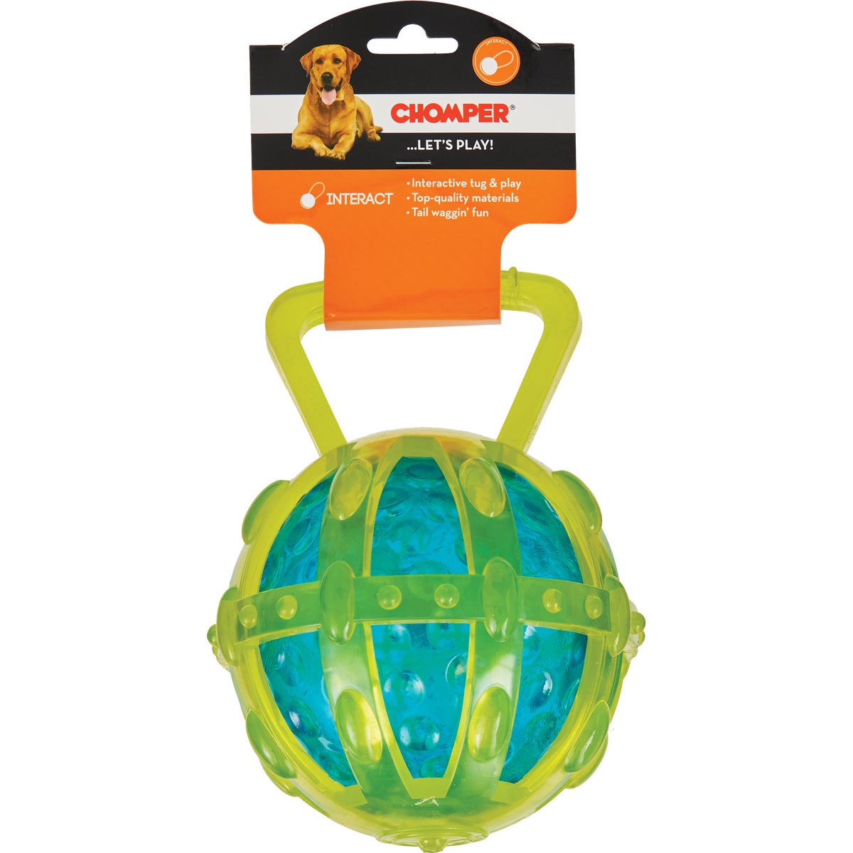 Boss Pet Chomper TPR Cage with Transparent Ball Dog Toy Image 3