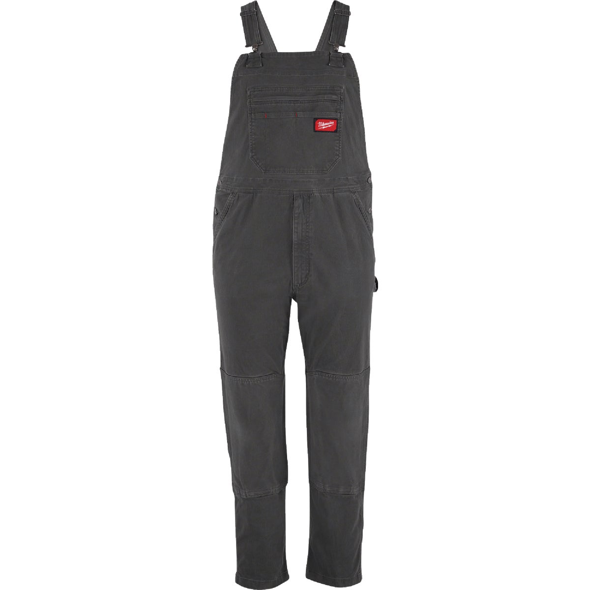 Milwaukee FREEFLEX Men's 36x30 Gray Unlined Bib Overalls