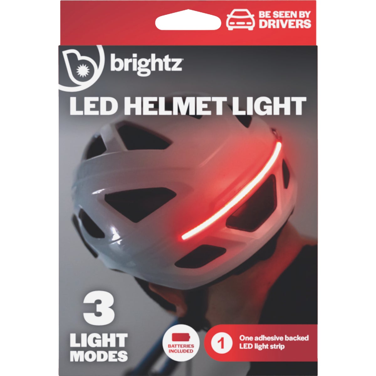 Brightz Red LED Helmet Light Image 3