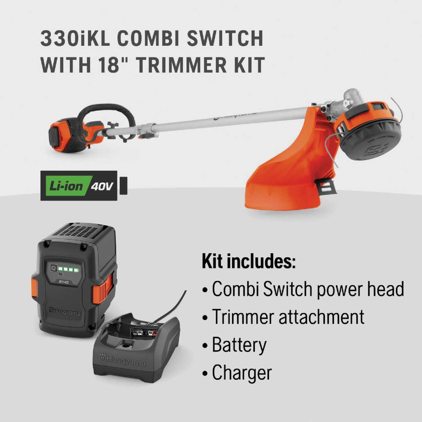 Husqvarna 330iLK Combi-Switch & String Trimmer Kit Image 2