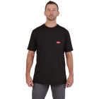 Milwaukee GridIron XL Black Short Sleeve Heavy-Duty Pocket T-Shirt Image 3