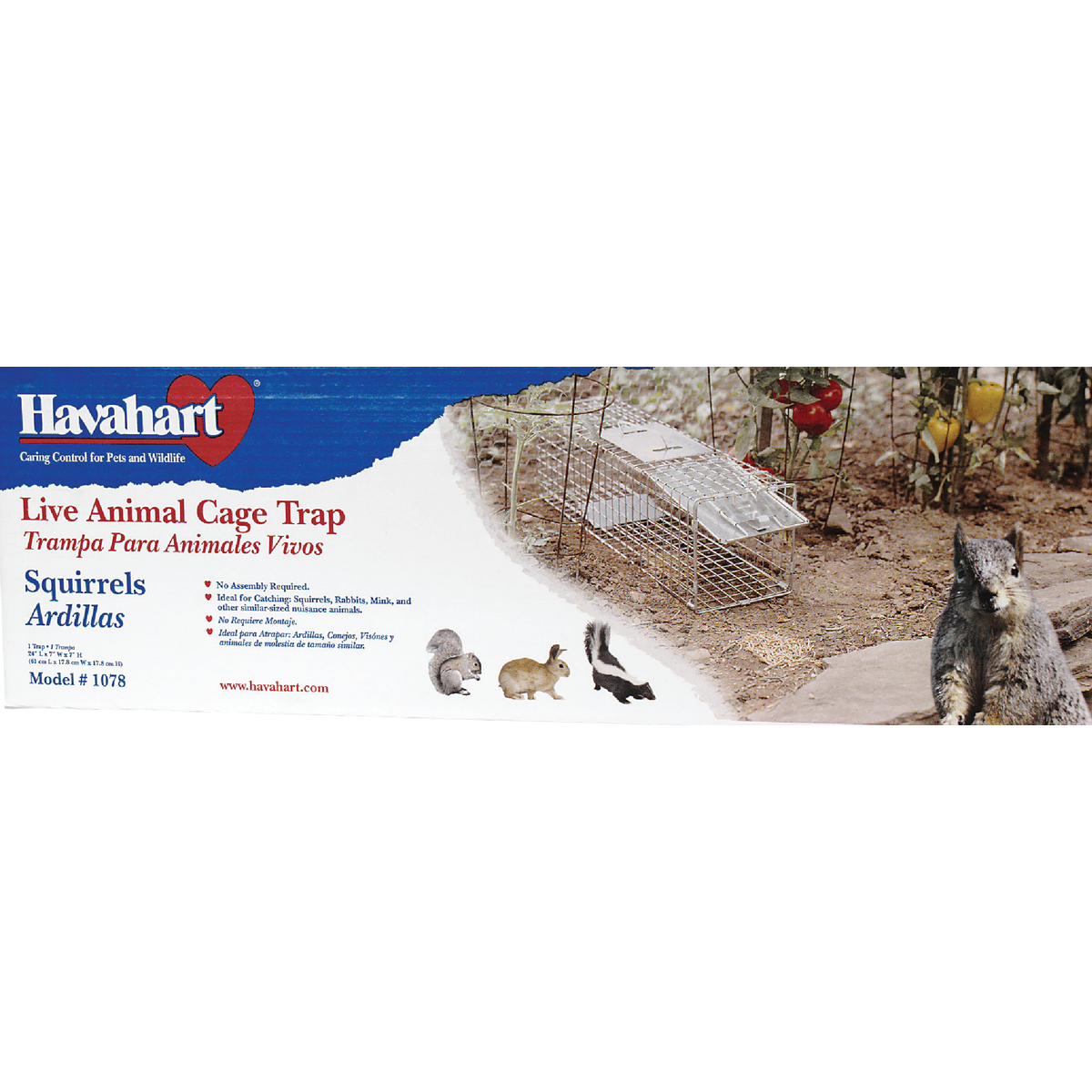 Havahart Professional Galvanized Steel 24 In. Medium Live Animal Trap Image 3