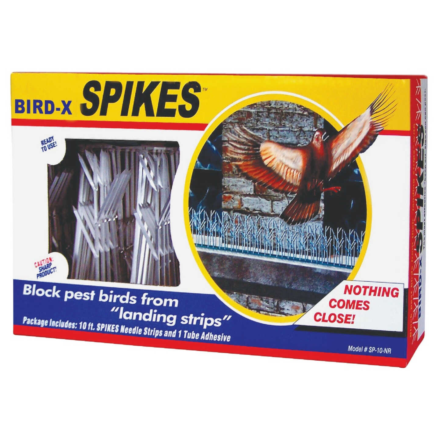 Bird X Polycarbonate Plastic 3 Ft. W. x 1 Ft. L. Bird Control Spikes Image 2