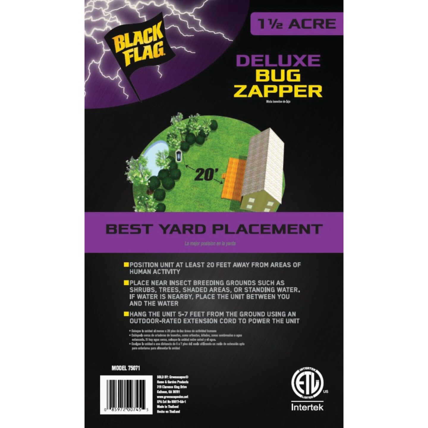 Black Flag 5500V Deluxe Bug Zapper Image 2
