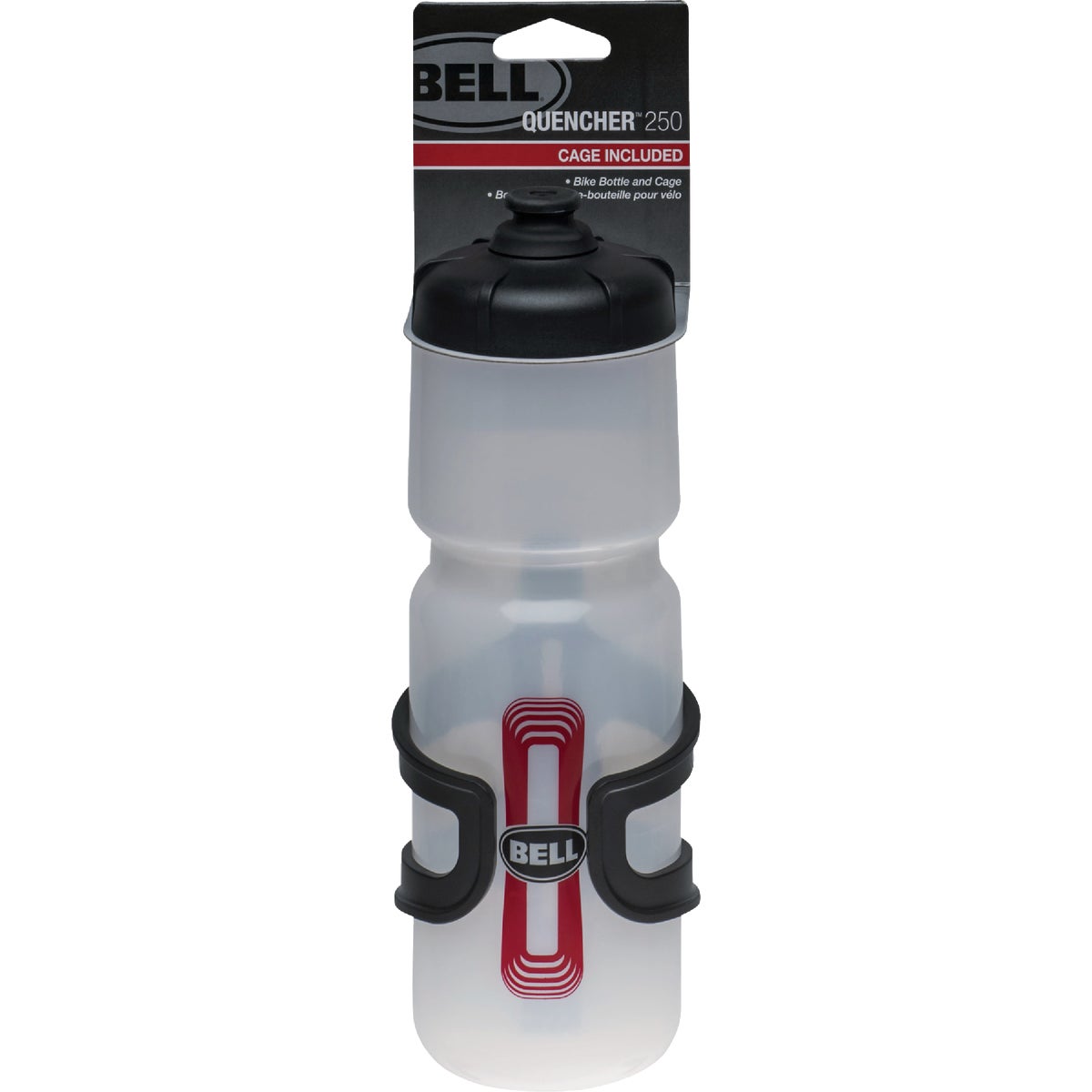 Bell Sports Quencher 250 26 Oz. Plastic Water Bottle & Cage Image 3