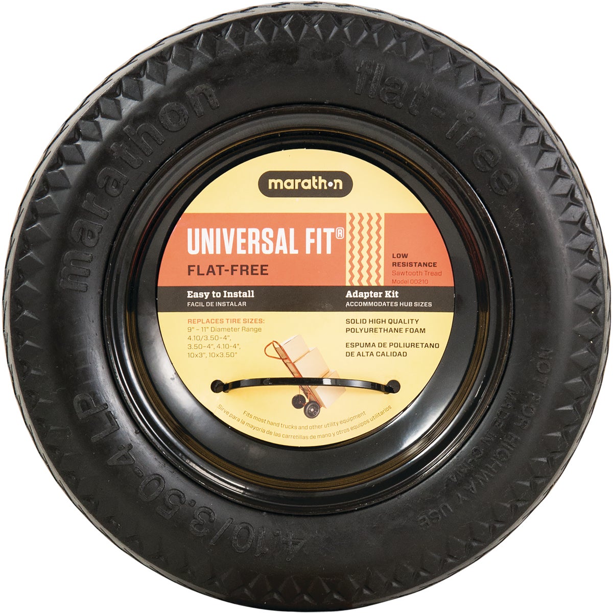 Marathon Universal Flat-Free Hand Truck Tire Image 2