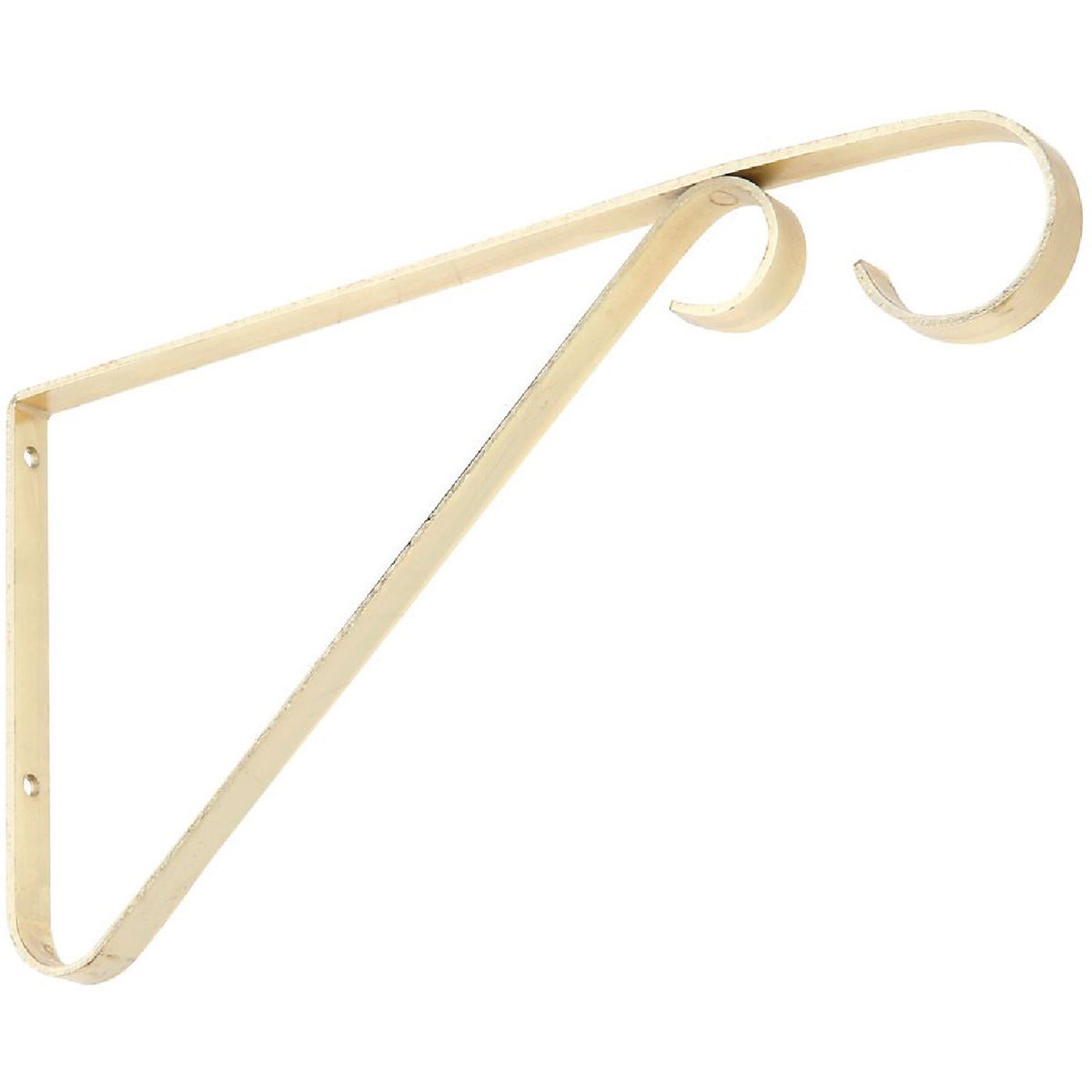 National Hardware 9 In. Brass Steel Hanging Plant Bracket