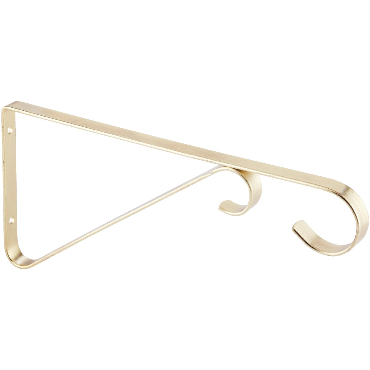 National Hardware 9 In. Brass Steel Hanging Plant Bracket Image 4