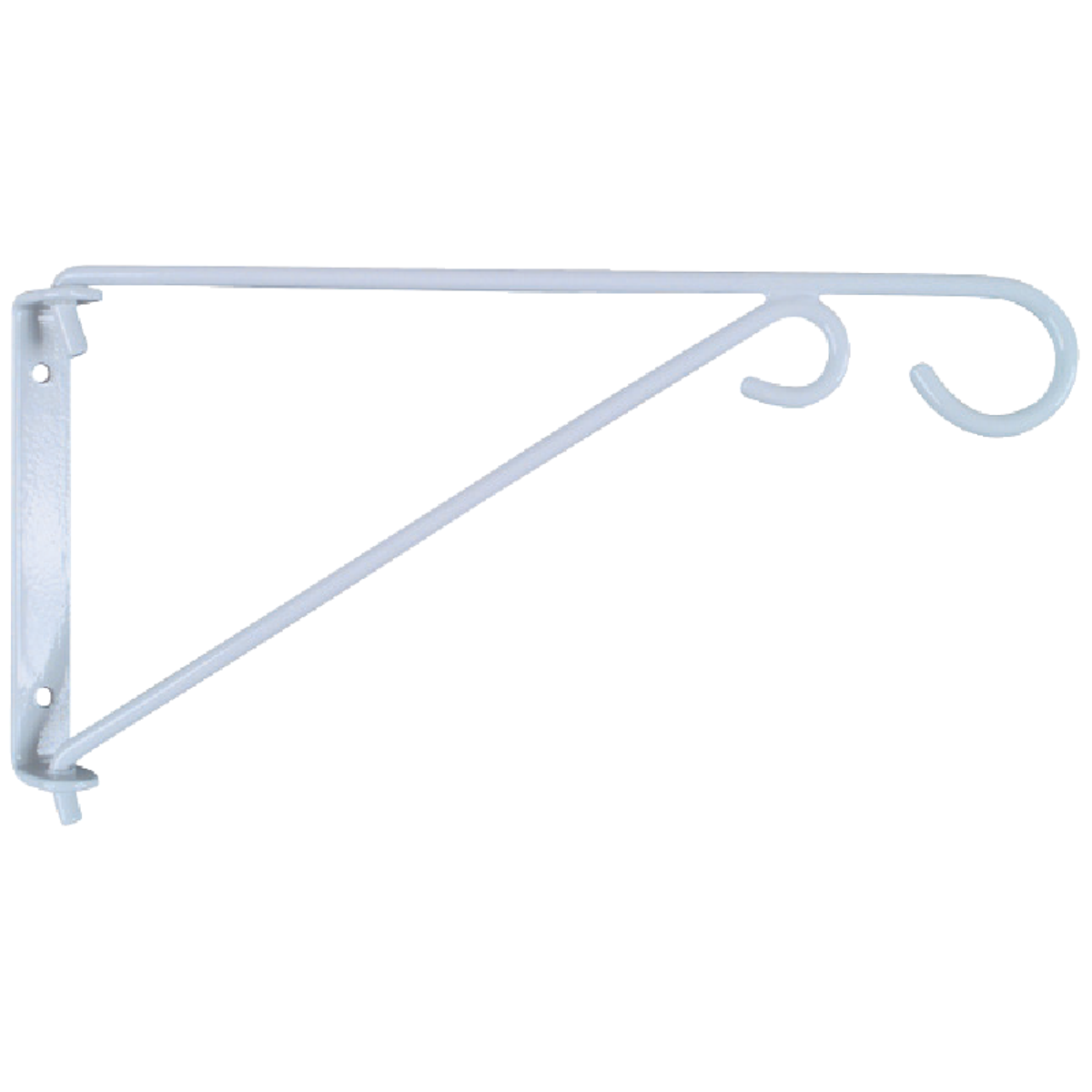 National Hardware 9 In. White Steel Swivel Hanging Plant Bracket Image 3