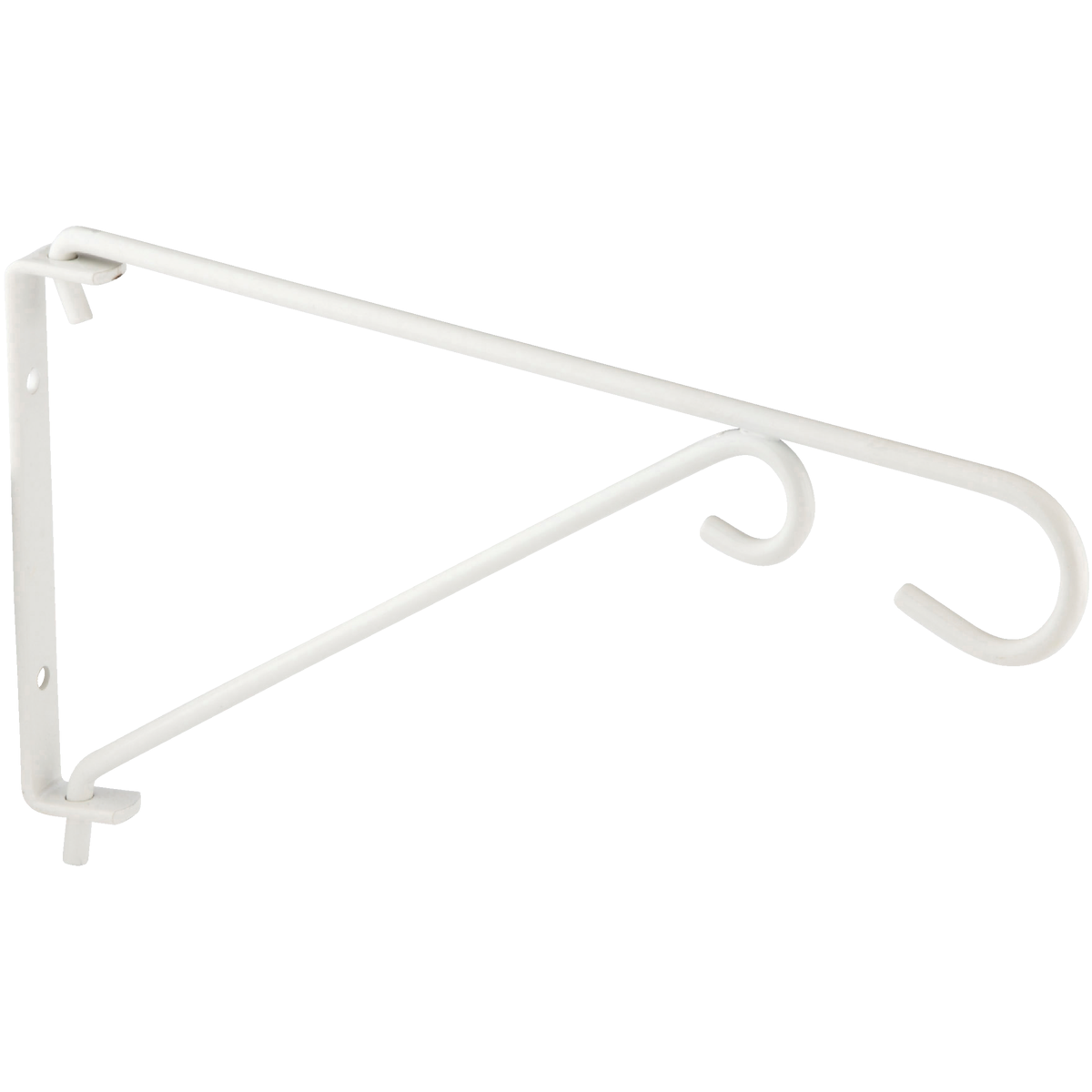 National Hardware 9 In. White Steel Swivel Hanging Plant Bracket Image 4