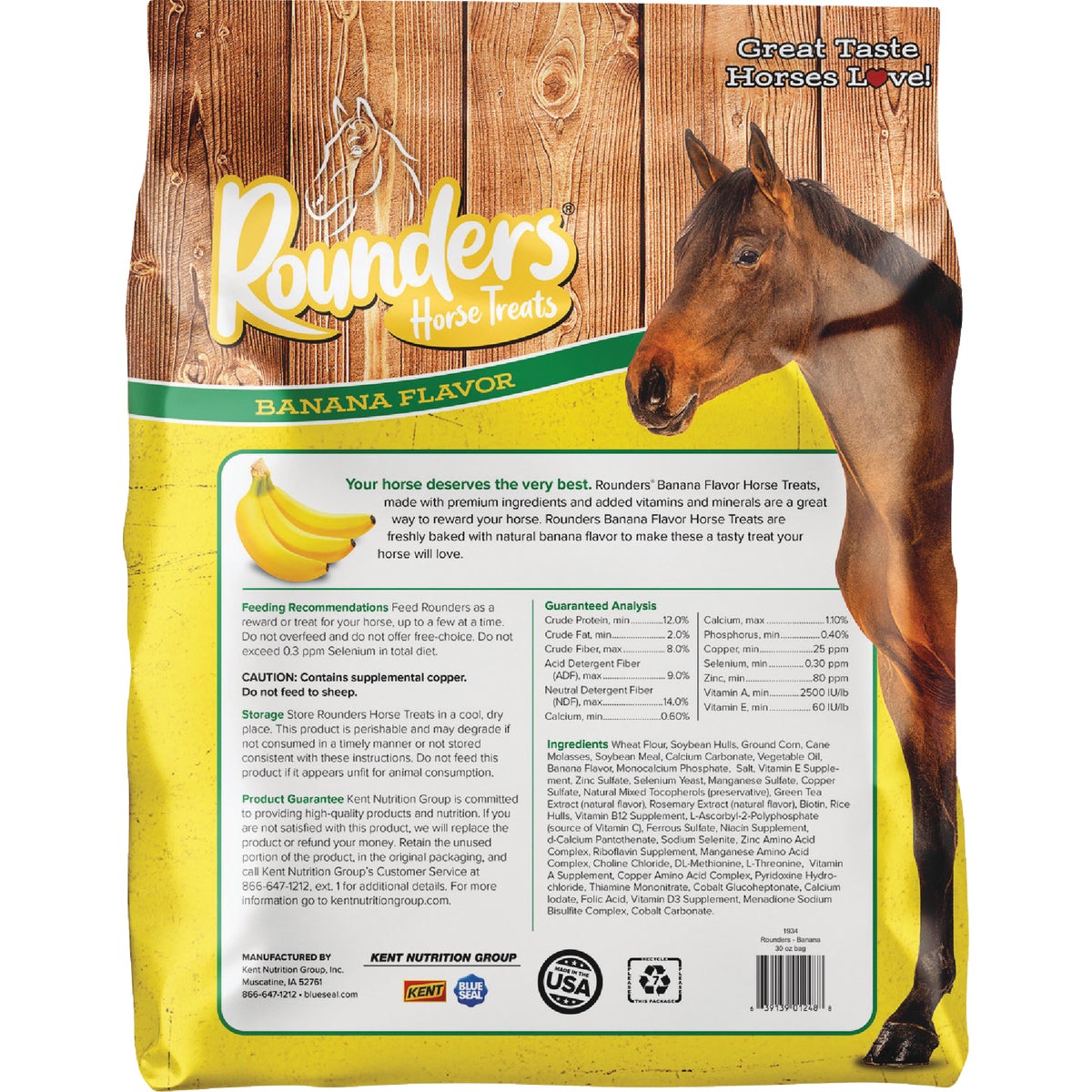 Kent Rounders 30 Oz. Banana Horse Treats Image 6