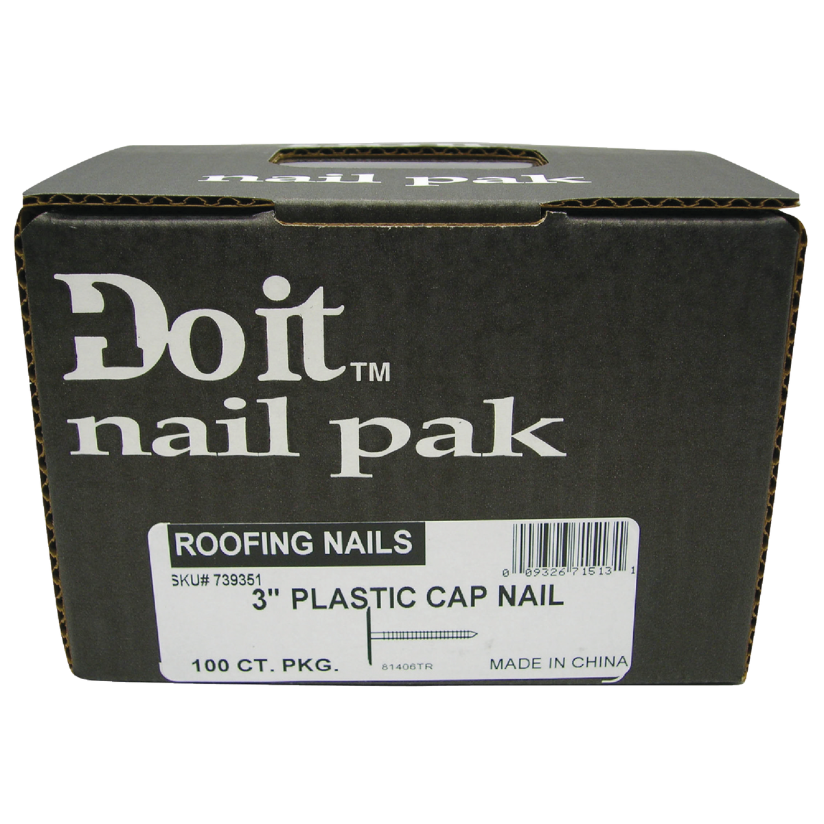 Do it 3 In. 11 ga Electrogalvanized Cap Nails (100 Ct., 1 Lb.) Image 2