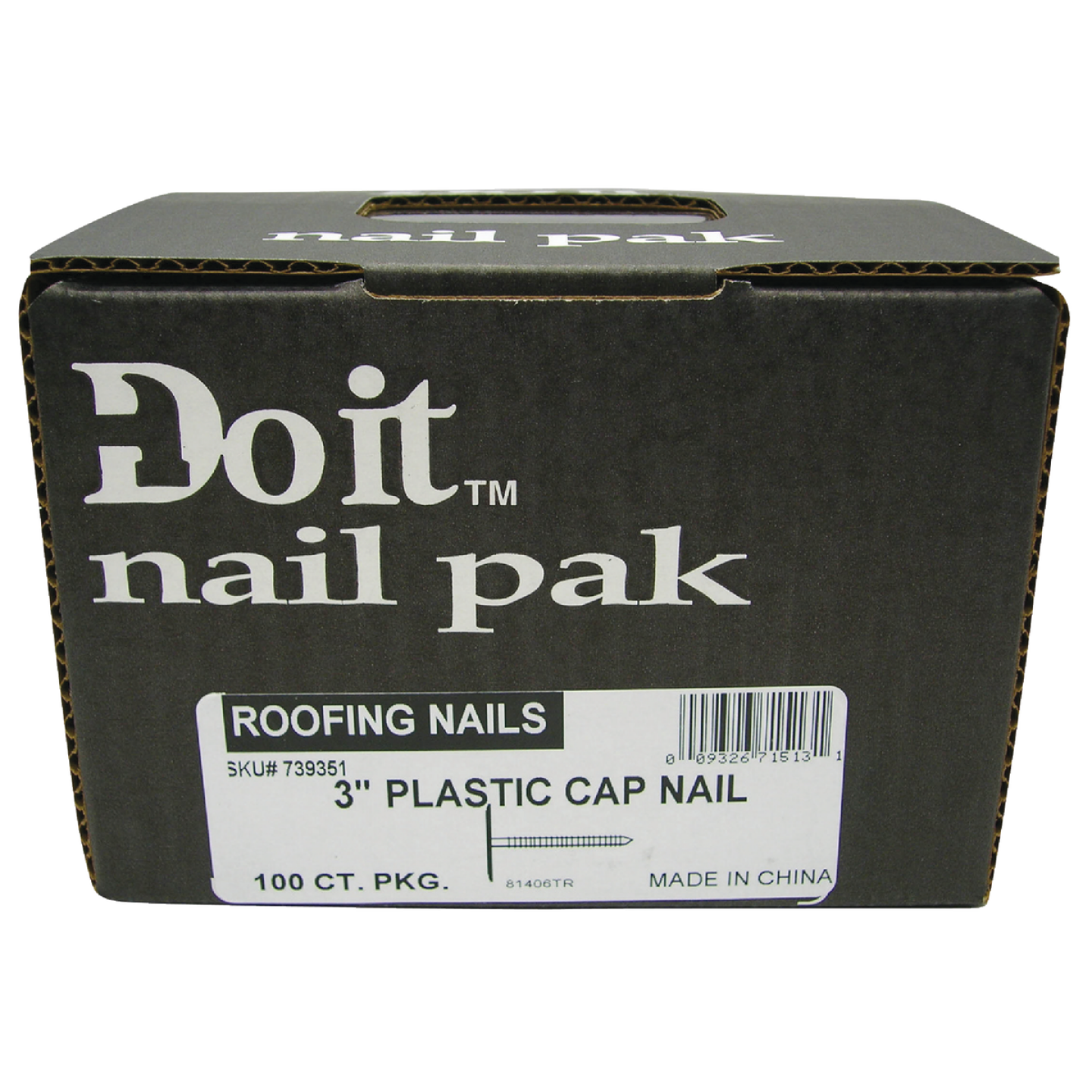 Do it 3 In. 11 ga Electrogalvanized Cap Nails (100 Ct., 1 Lb.) Image 2