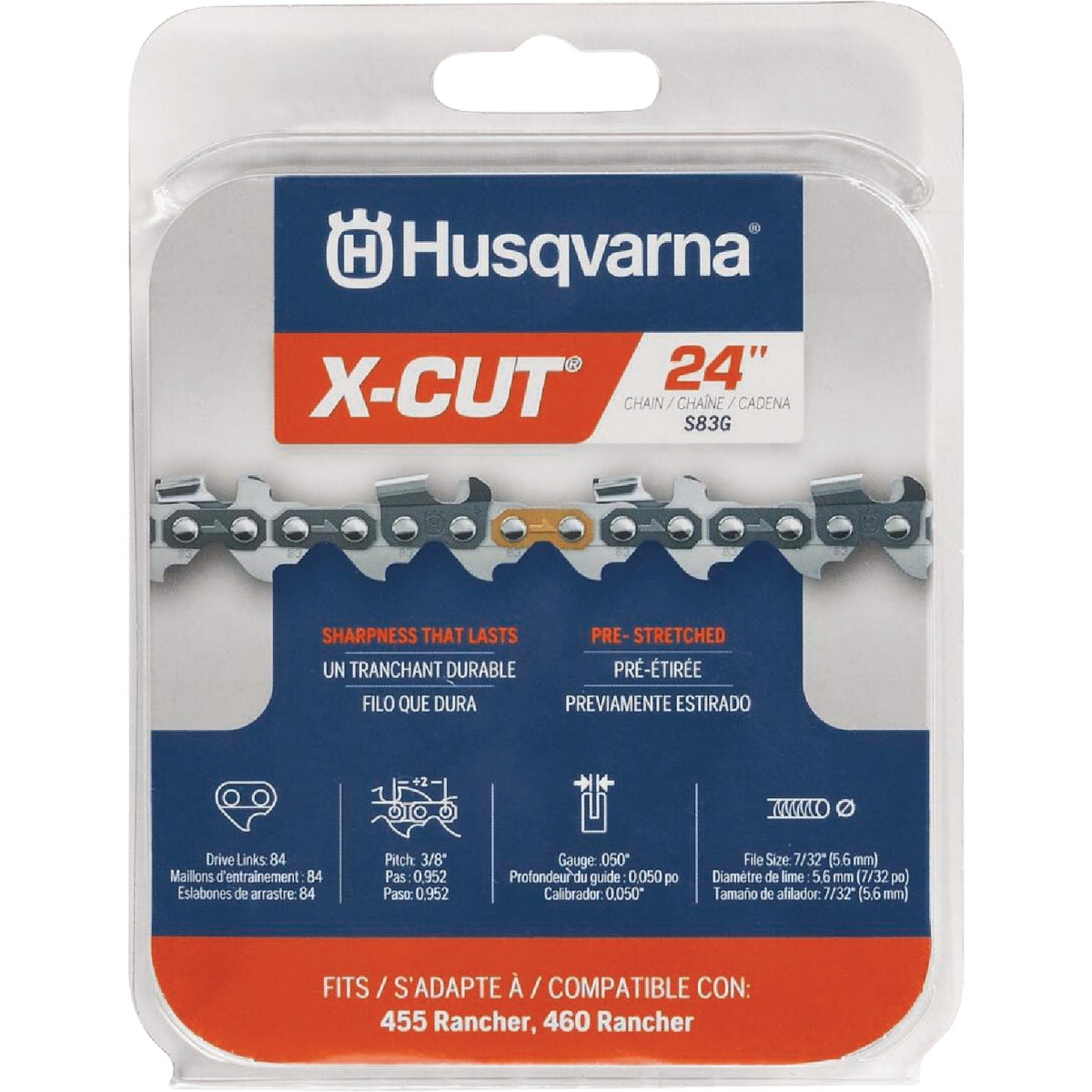 Husqvarna X-Cut 24 In. S83G Chainsaw Chain