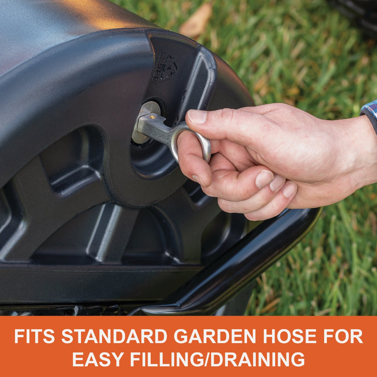 Agri-Fab 18 In. x 48 In. Poly Tow Roller Image 2