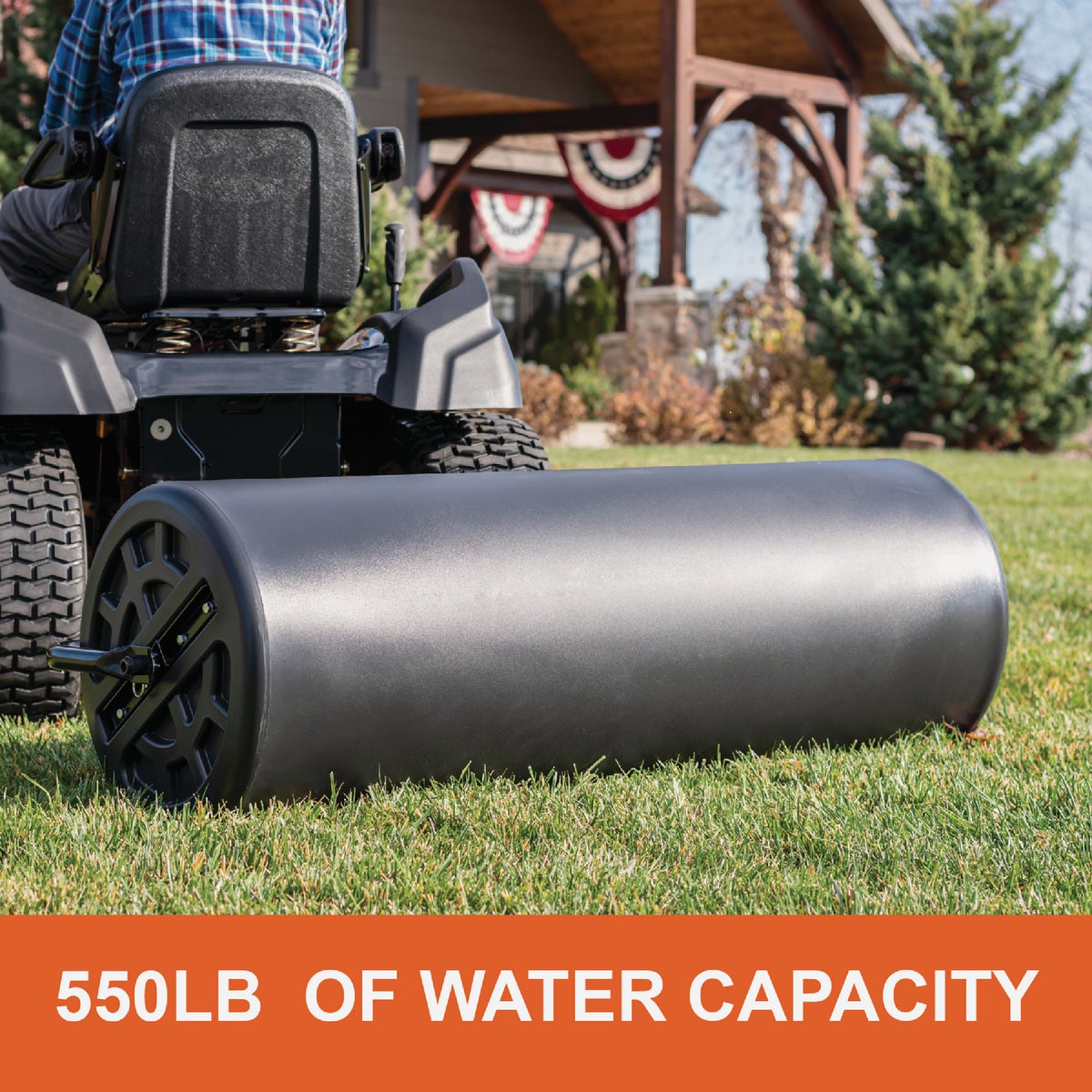 Agri-Fab 18 In. x 48 In. Poly Tow Roller Image 4