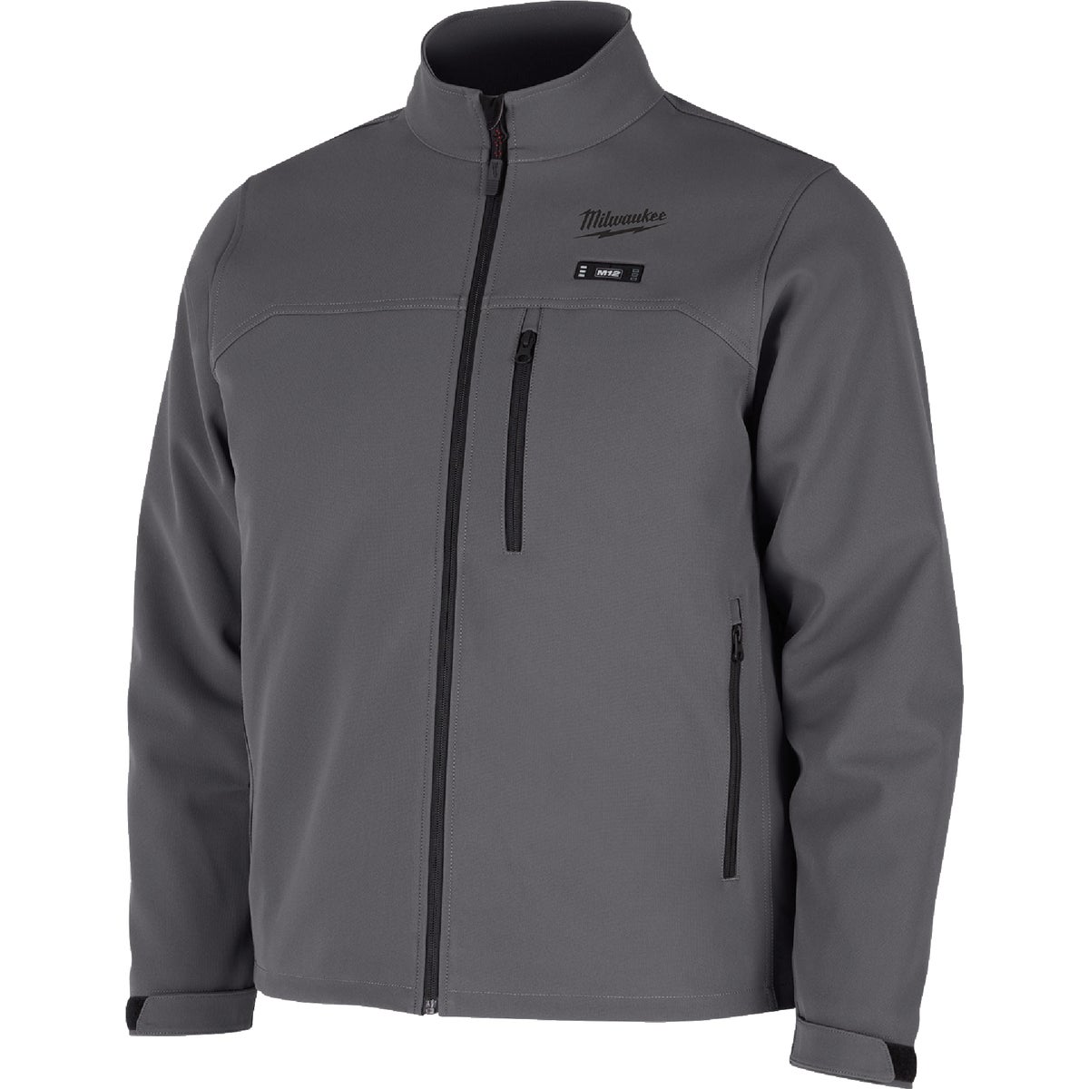 Milwaukee M12 TOUGHSHELL Men's Gray Cordless Heated Jacket, L Image 4